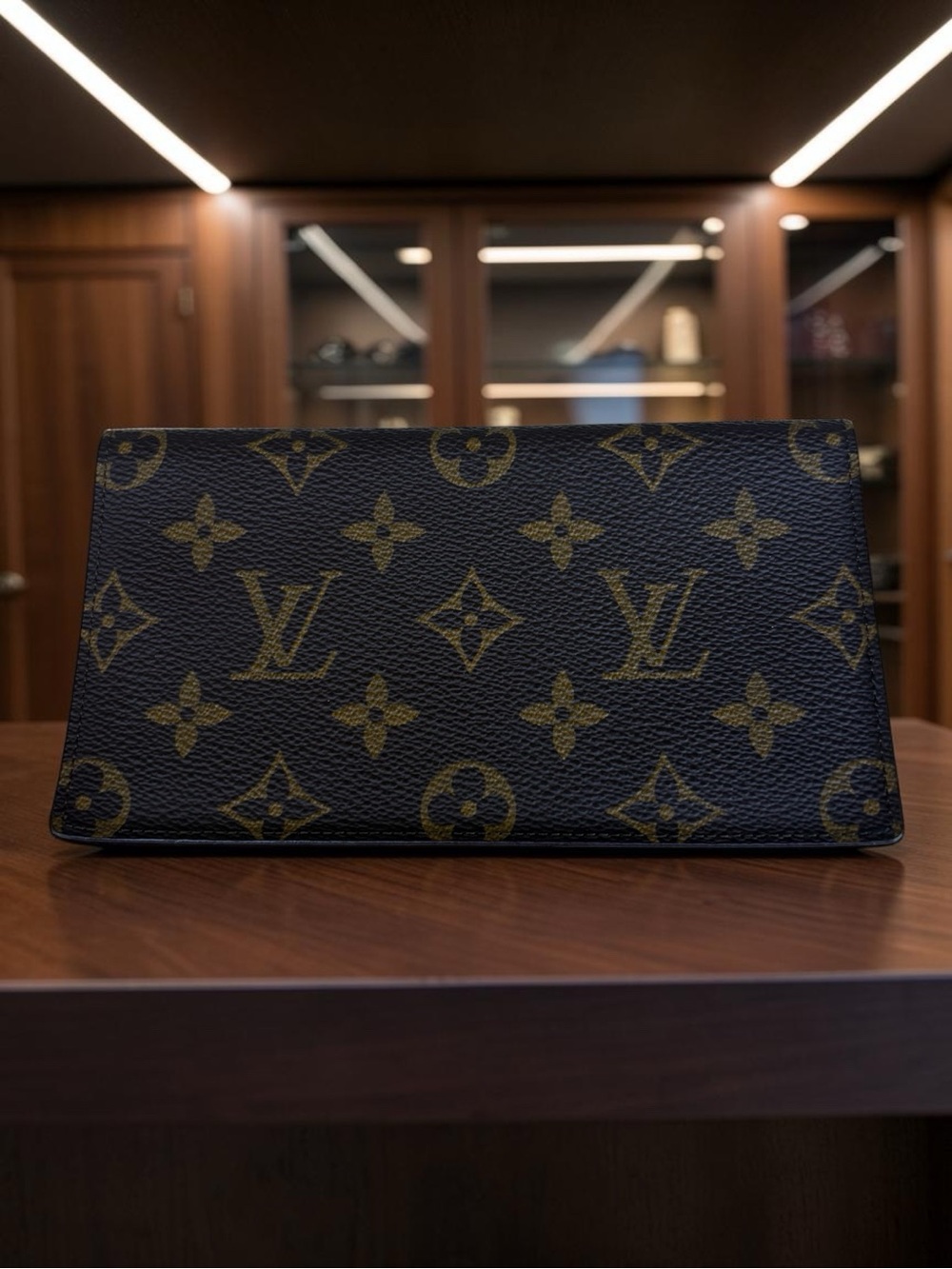 Louis Vuitton LV Checkbook Cover Long Wallet